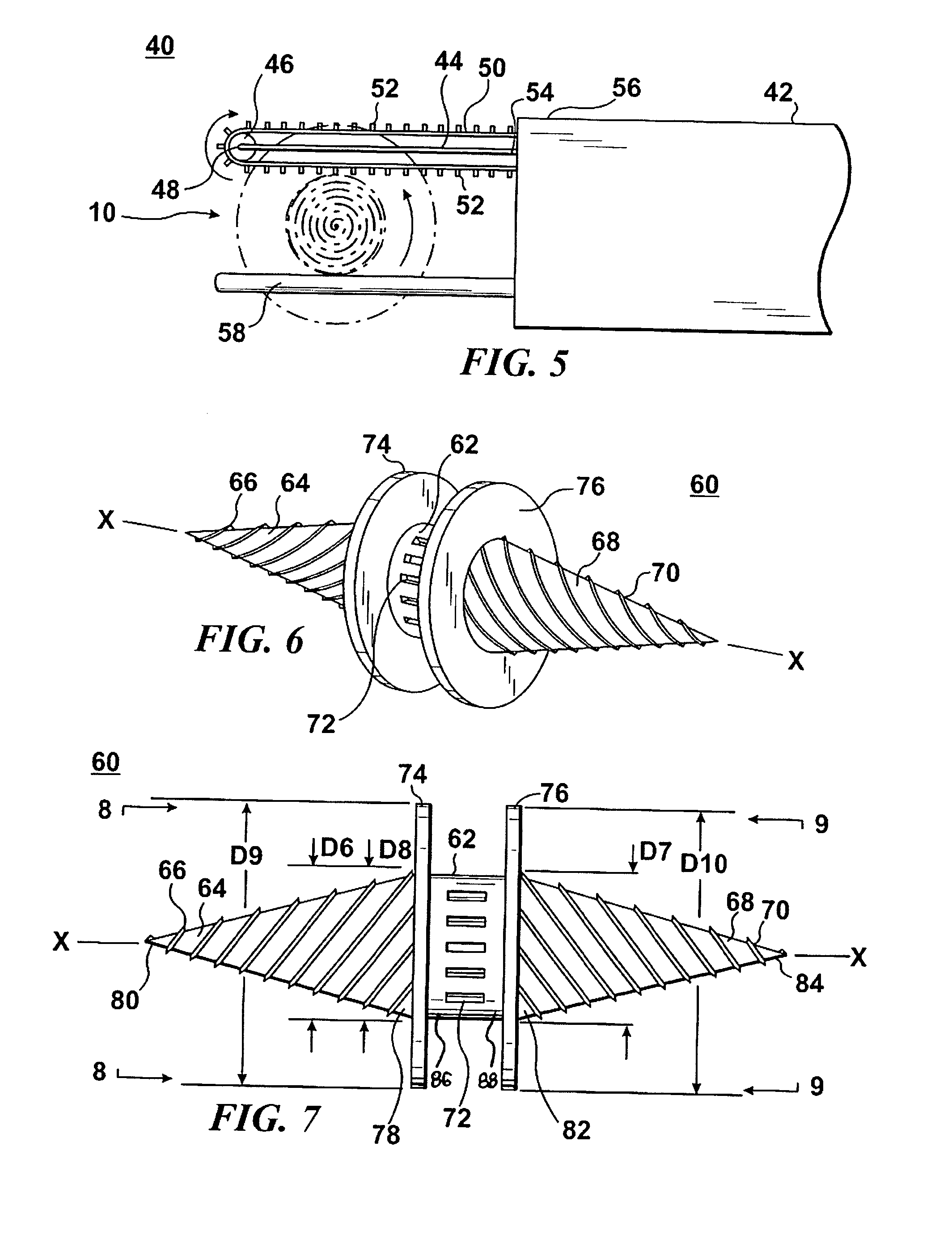 Double threaded tissue tack