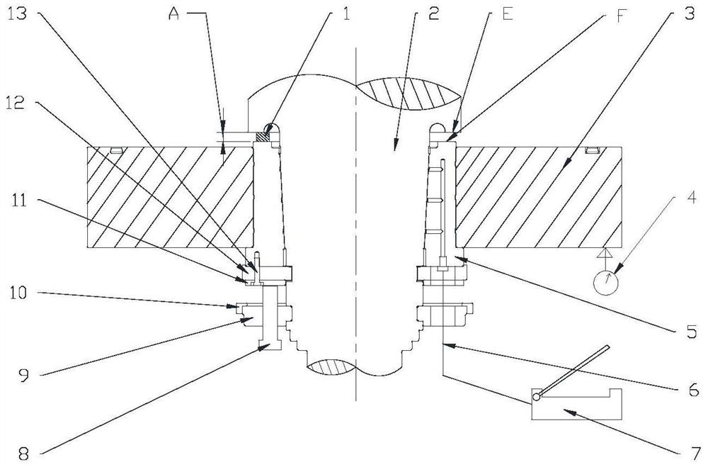 Disassembly and assembly of the motor flywheel of the shaft seal main pump of the nuclear power plant