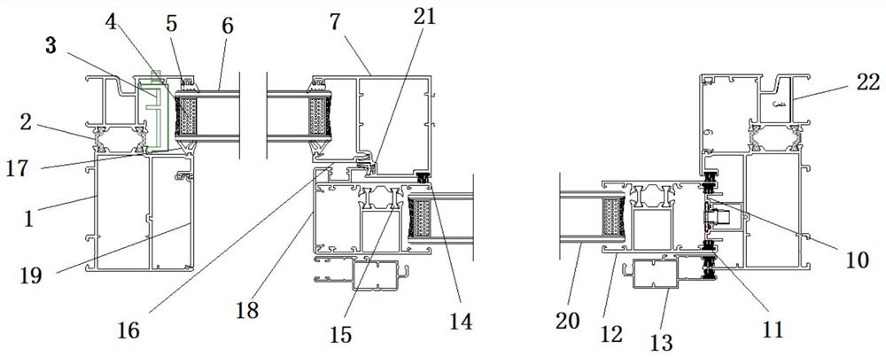 Bridge-cut aluminum sliding window