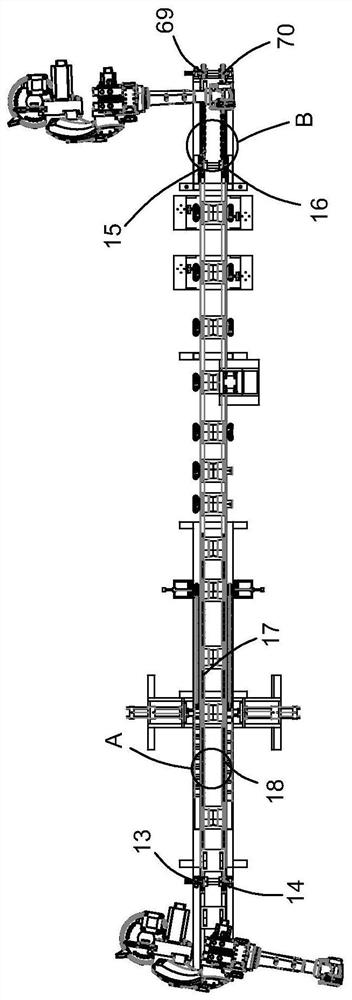 Roller automatic assembly line