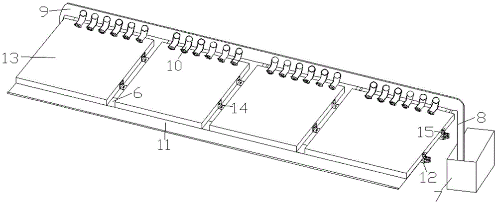 Solar photovoltaic roof structure body