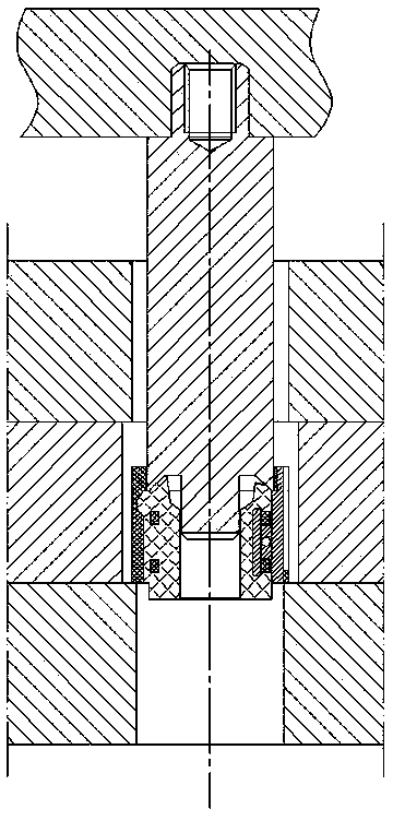 Plastic sleeve separation die of reverser