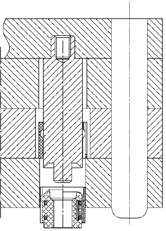 Plastic sleeve separation die of reverser