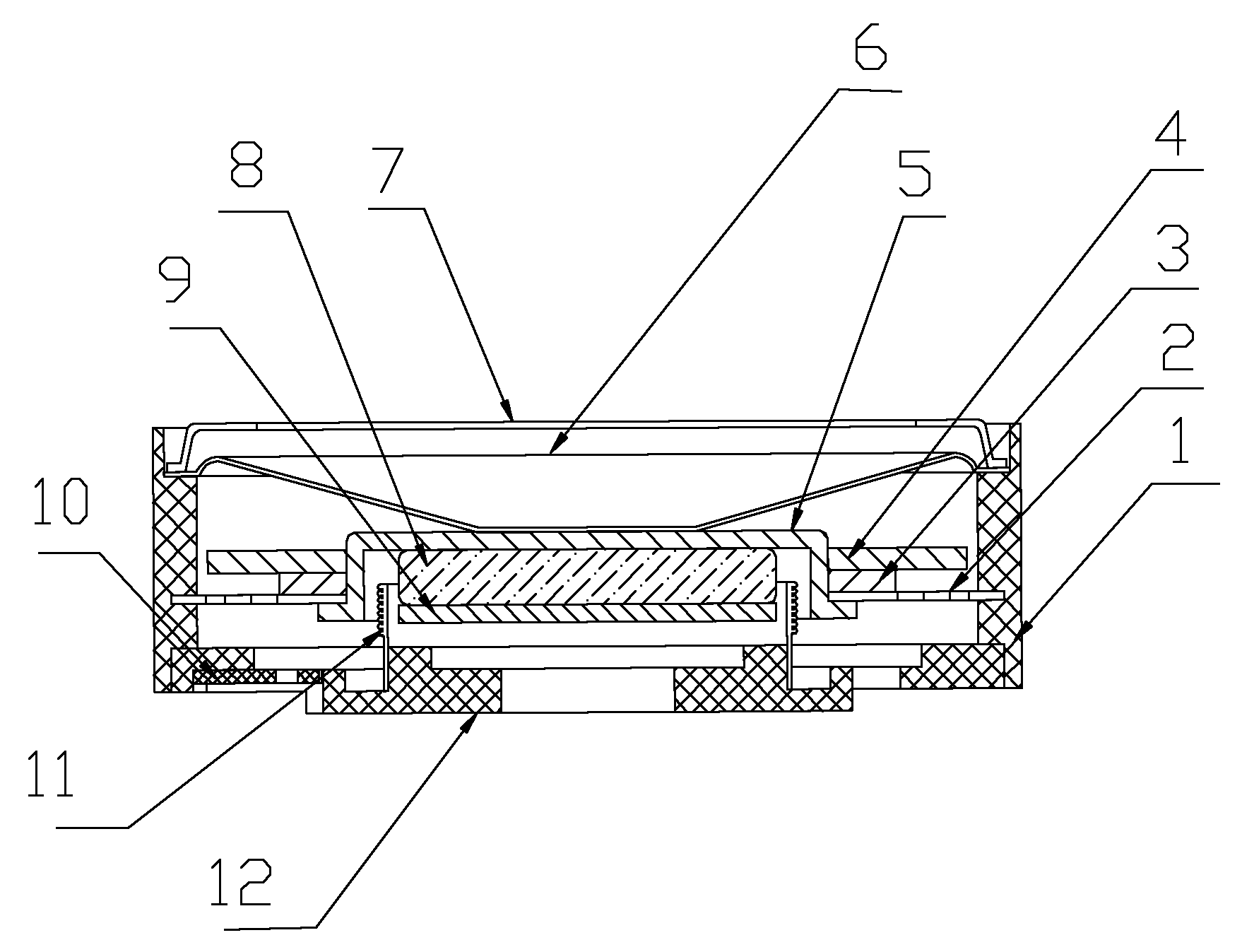 Moving iron type low frequency acoustic generator