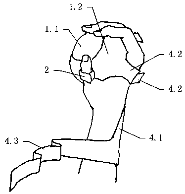 Novel restrain gloves