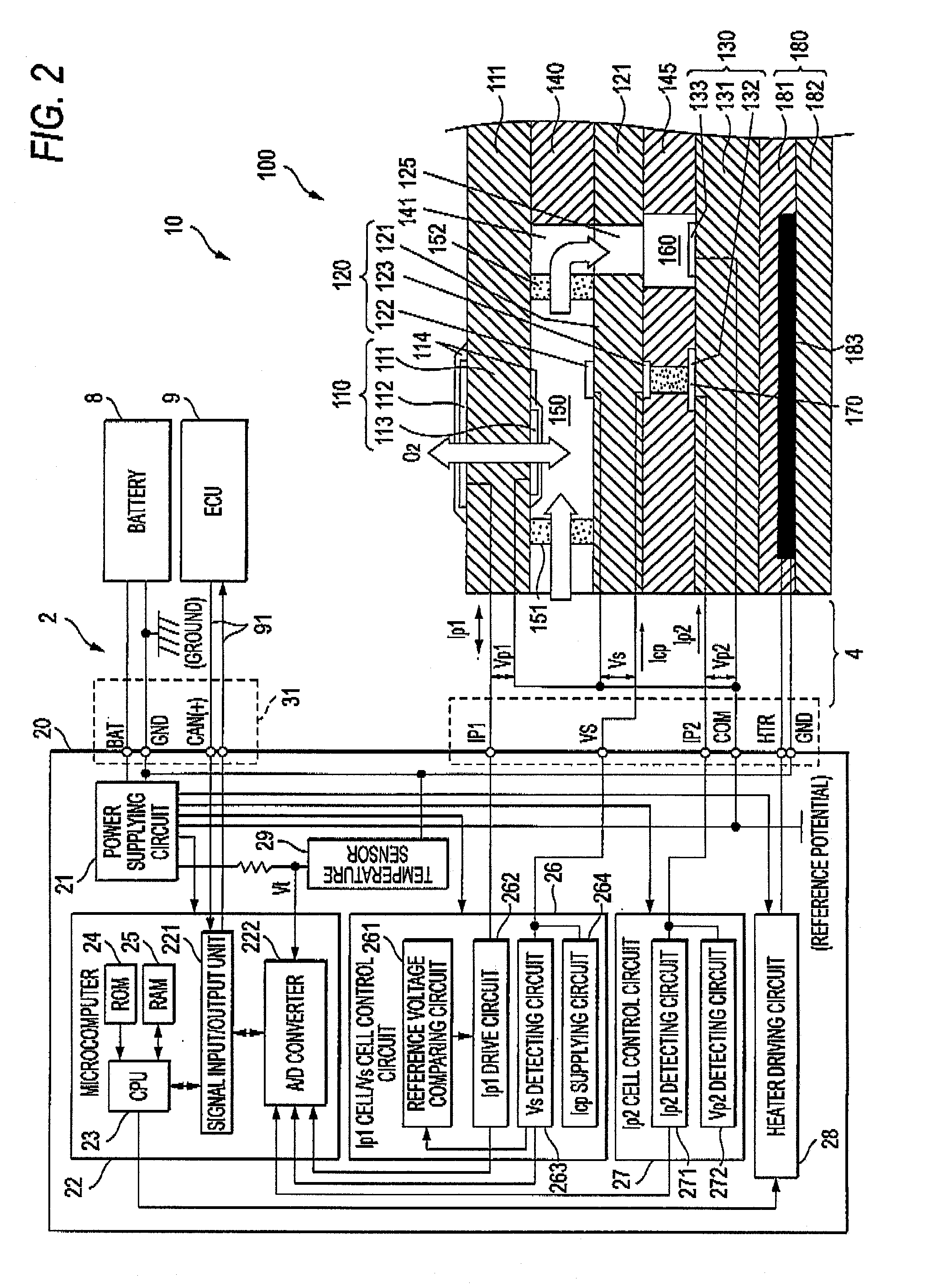 Sensor control device