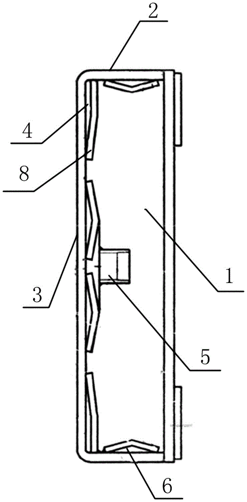 A steam heating and setting device for cardboard forming