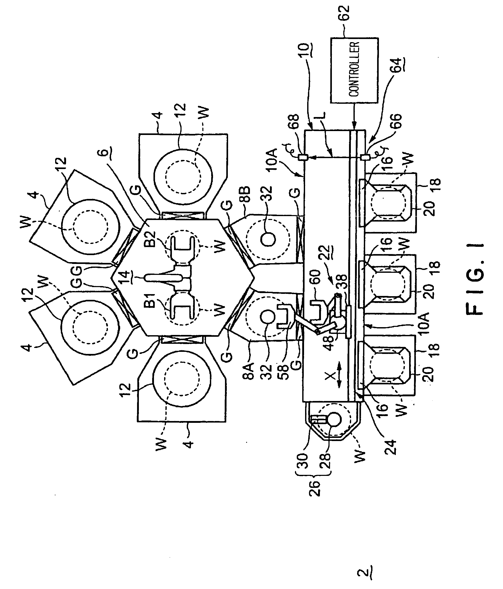 Device for correcting reference position for transfer mechanism, and correction method