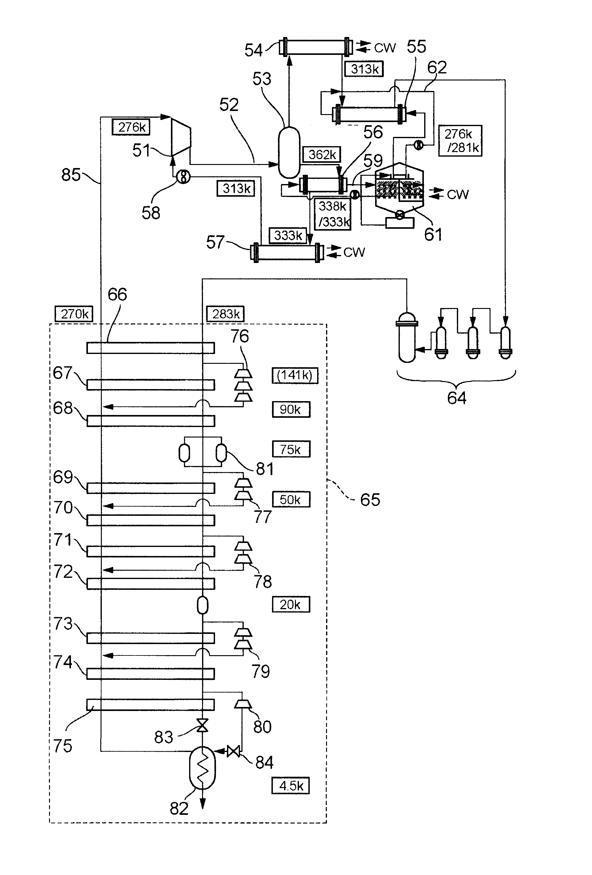 Cryogenic liquefying/refrigerating method and system