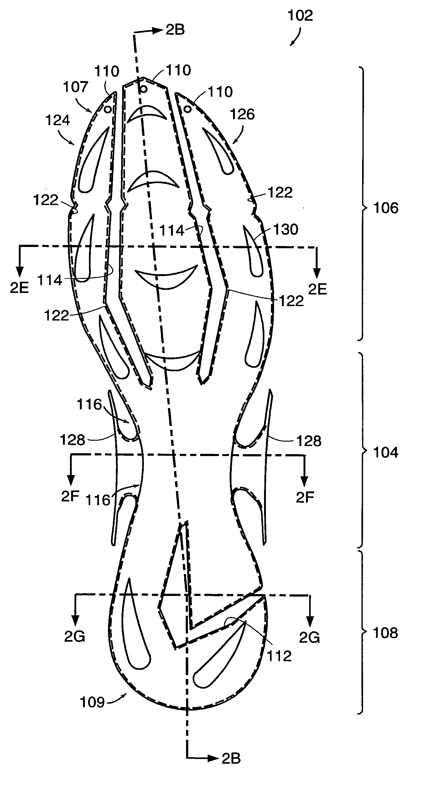 Chassis construction for an article of footwear