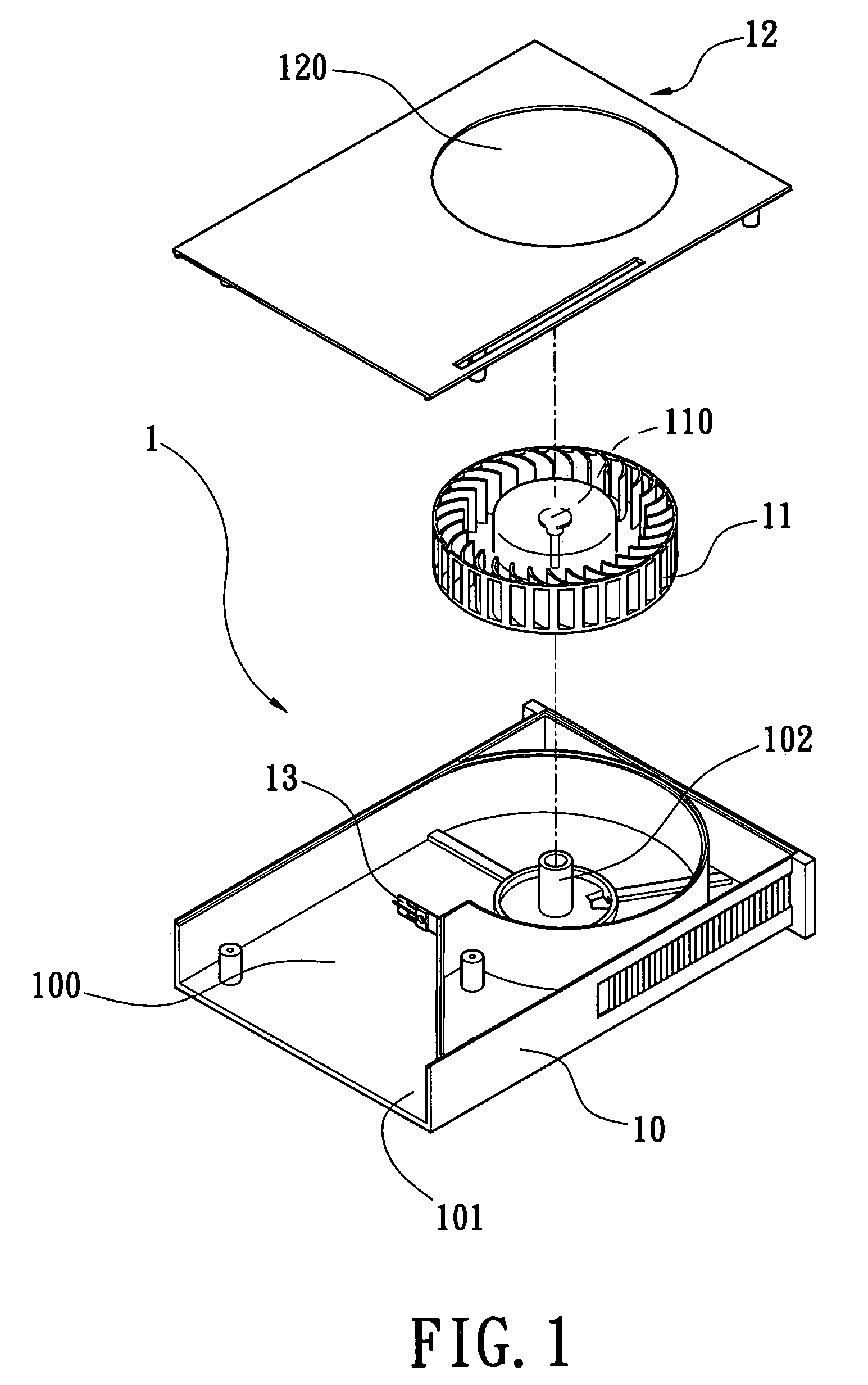 Computer fan assembly mechanism having filtering and sterilizing functions