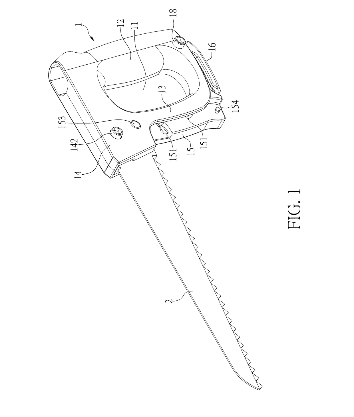 Assembly of saw handle and saw member