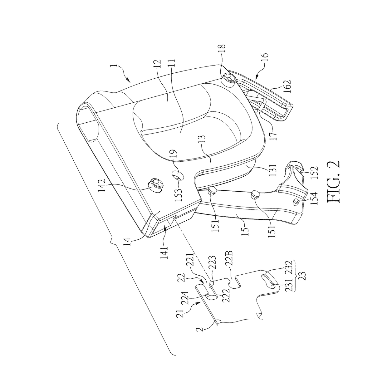 Assembly of saw handle and saw member