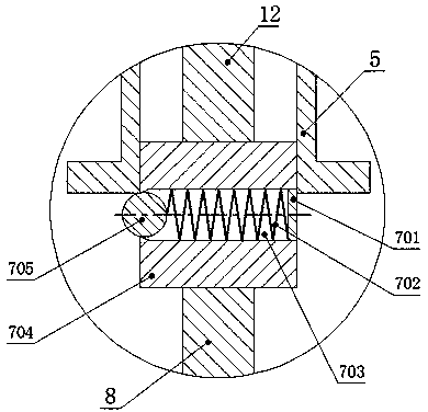 Cleaning device for cleaning inner wall of vertical oil tube