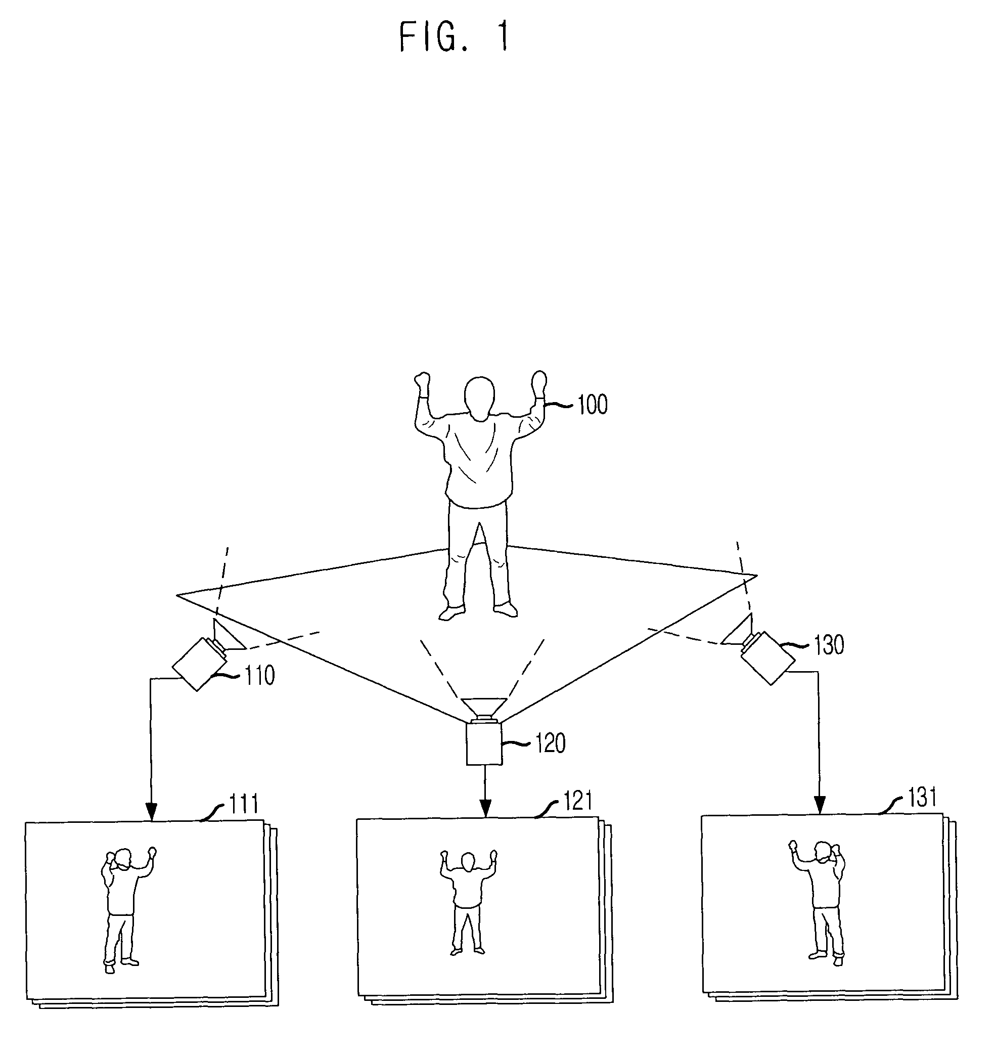 Method for estimating three-dimensional position of human joint using sphere projecting technique