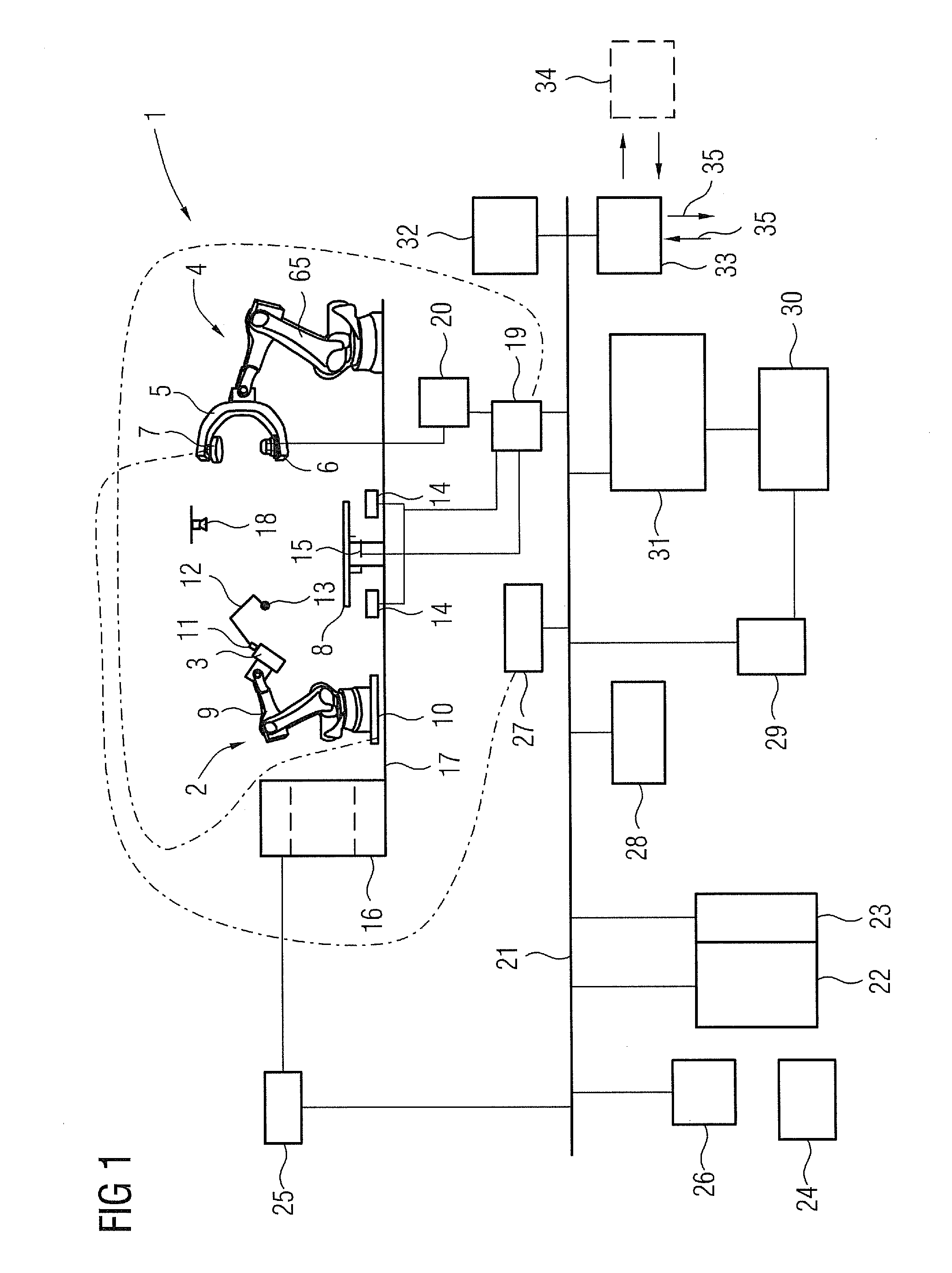 Method for positioning the focus of a gradient field and treatment facility