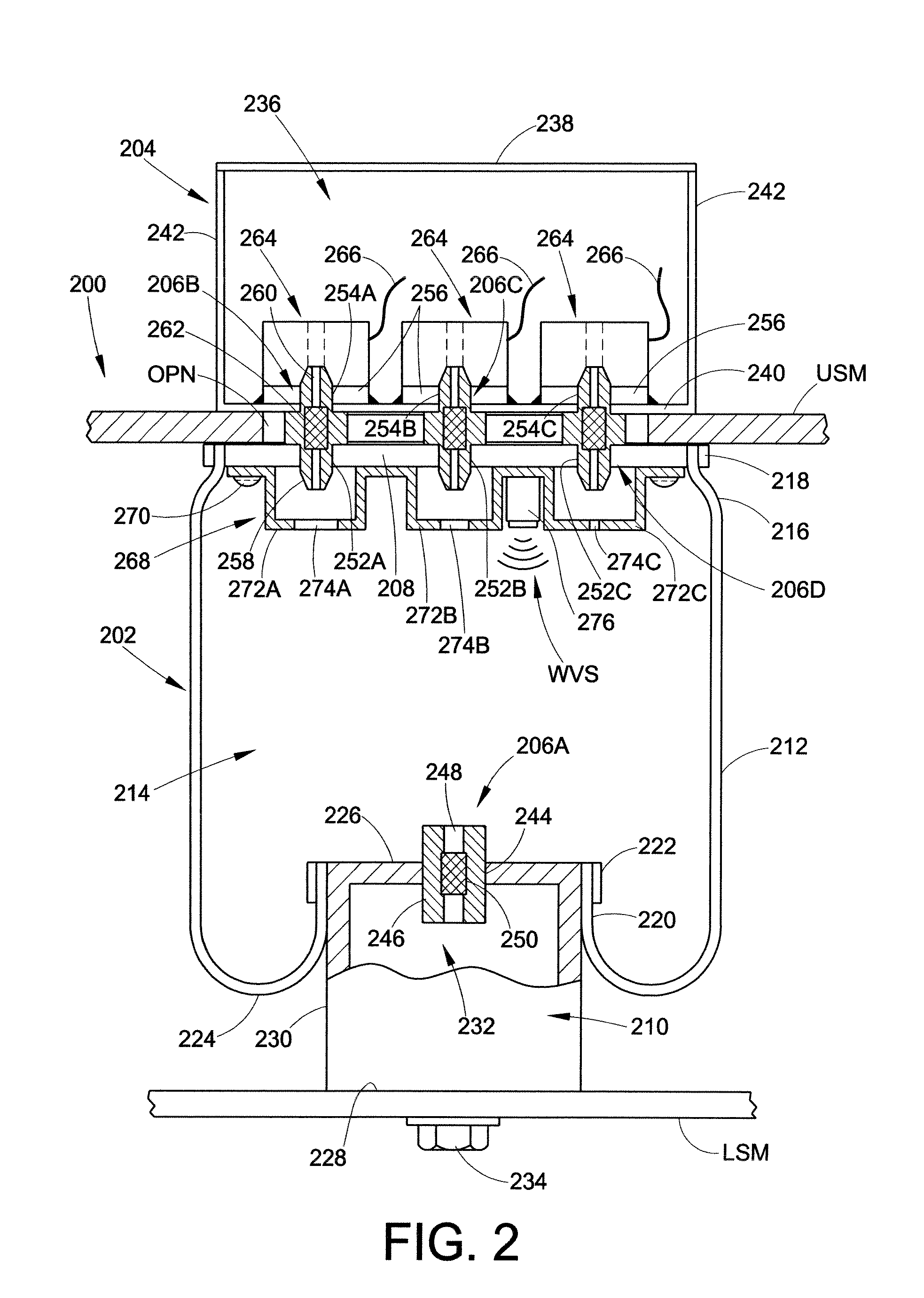 Gas spring assembly