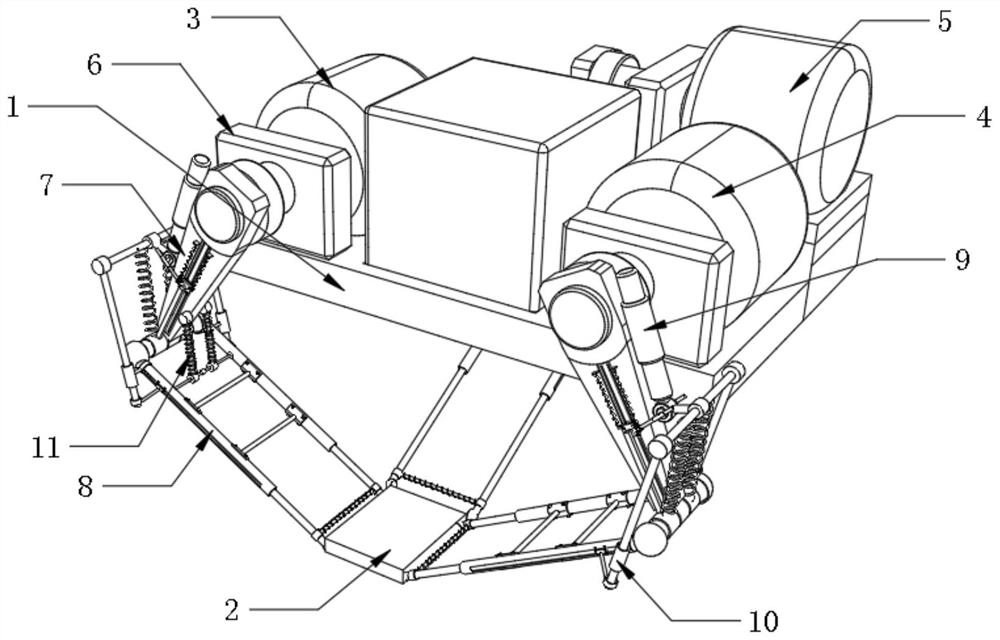 Three-degree-of-freedom parallel robot and modeling method thereof