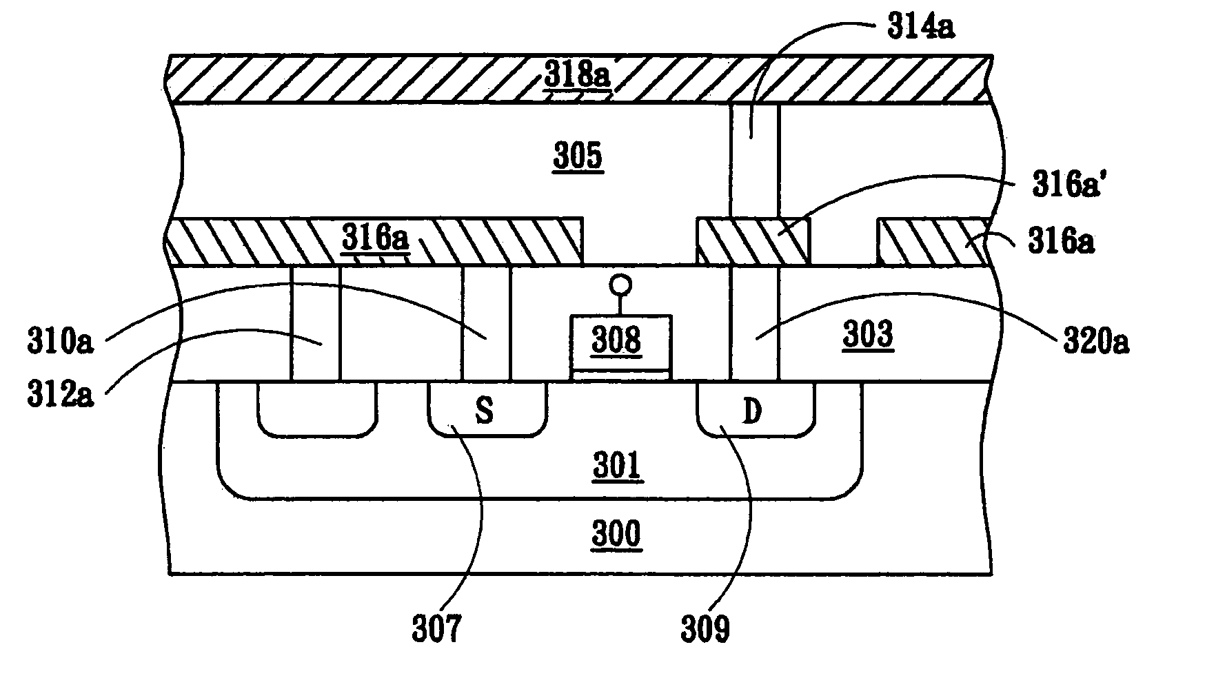 Power metal oxide semiconductor transistor layout with lower output resistance and high current limit