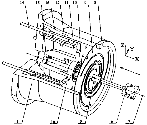 Piezoelectric-electromagnetic hybrid driving multi-degree-of-freedom precision positioning device and control method