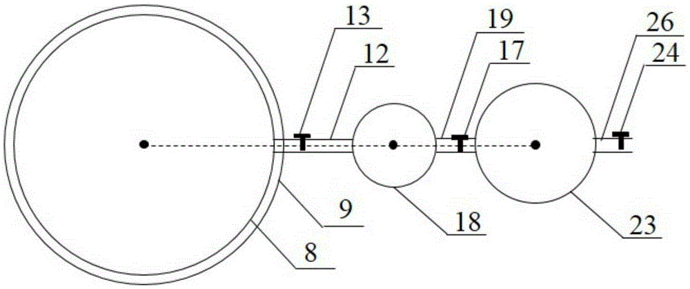 Test device for vadose zone water flow movement under different buried depths