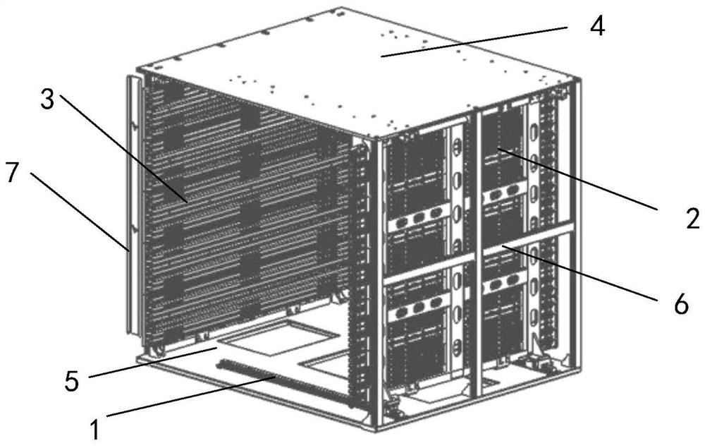 PCB turnover frame and production equipment