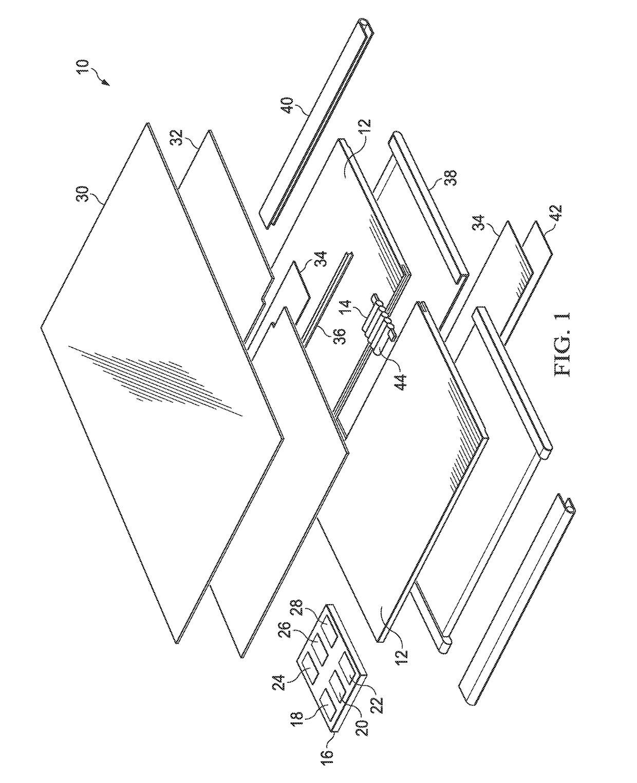 Flexible information handling system display sliding frame