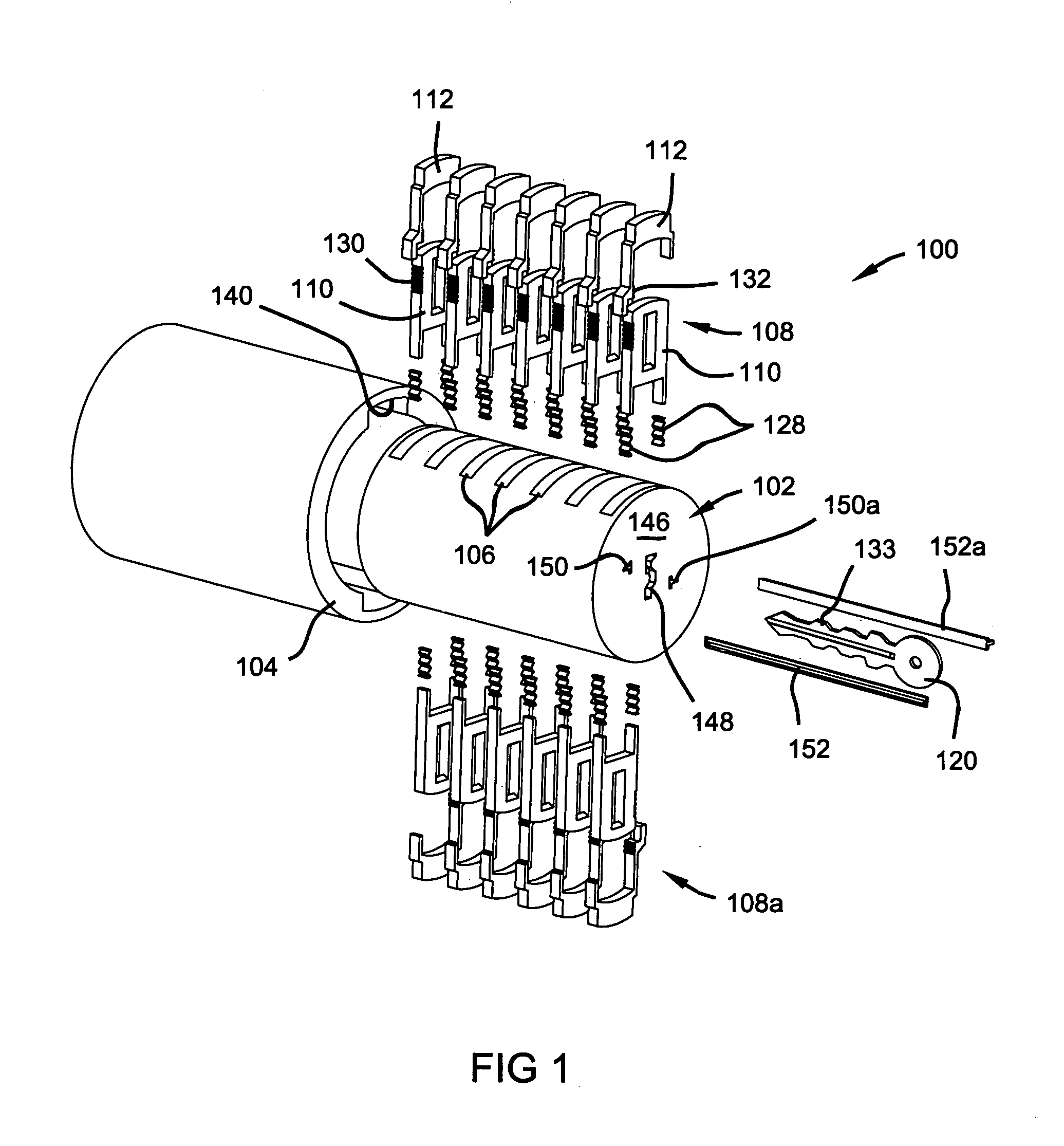 Re-keyable lock and method