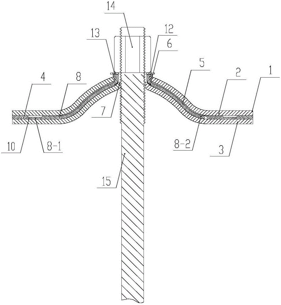 Energy absorption anchor rod tray