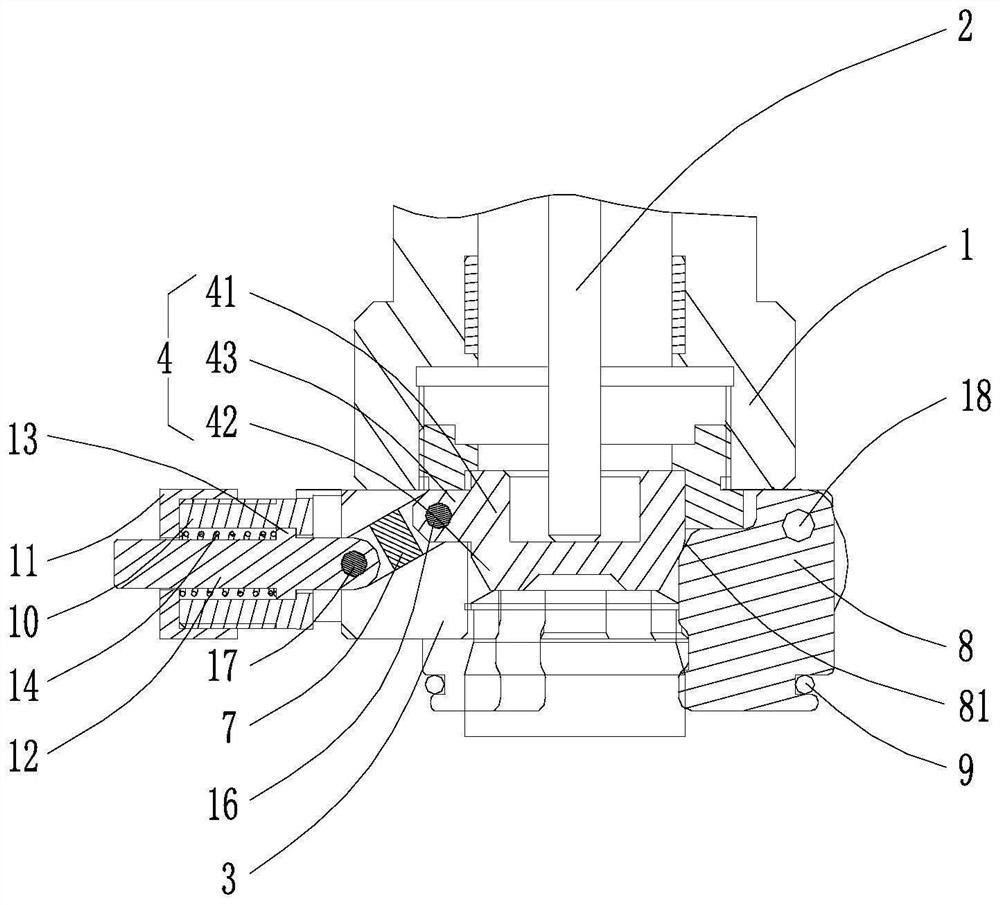 Clamping device used for bottle caps