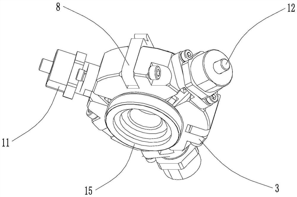 Clamping device used for bottle caps