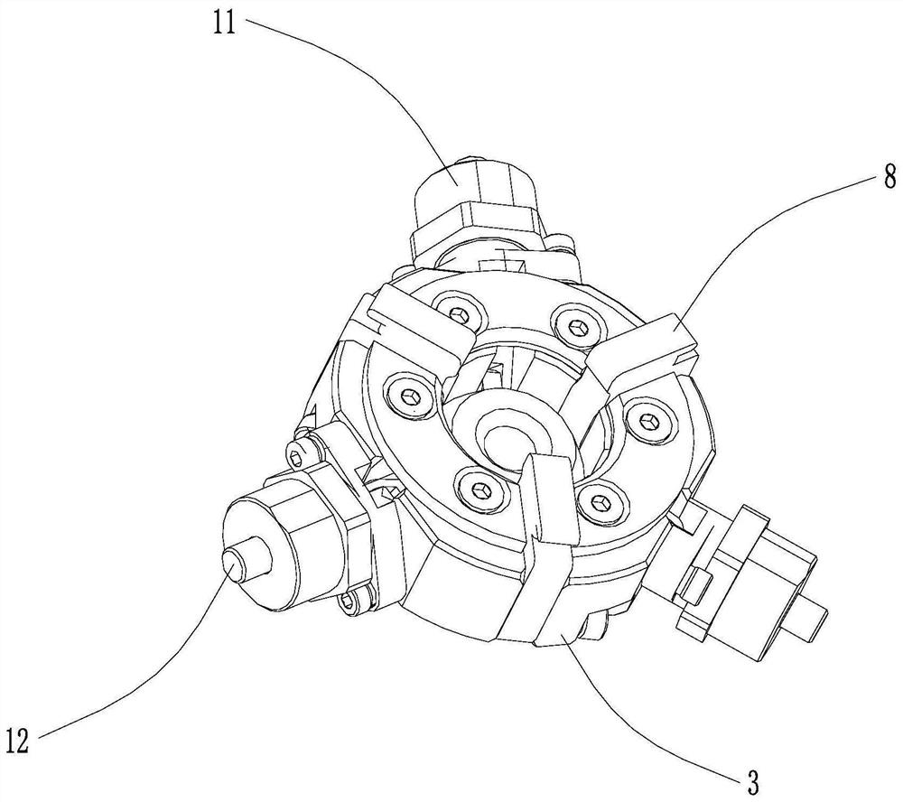 Clamping device used for bottle caps