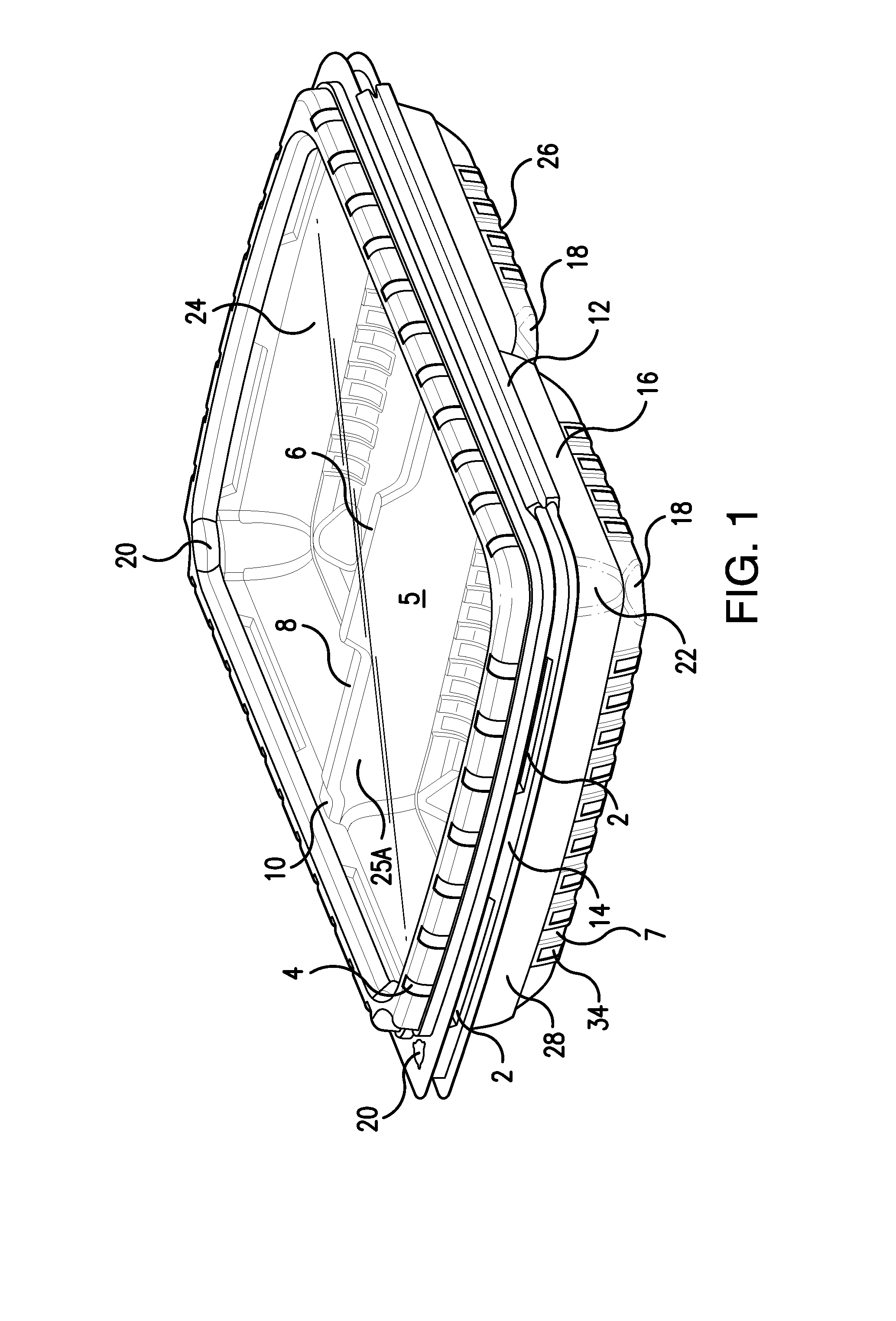 Clamshell raspberry container