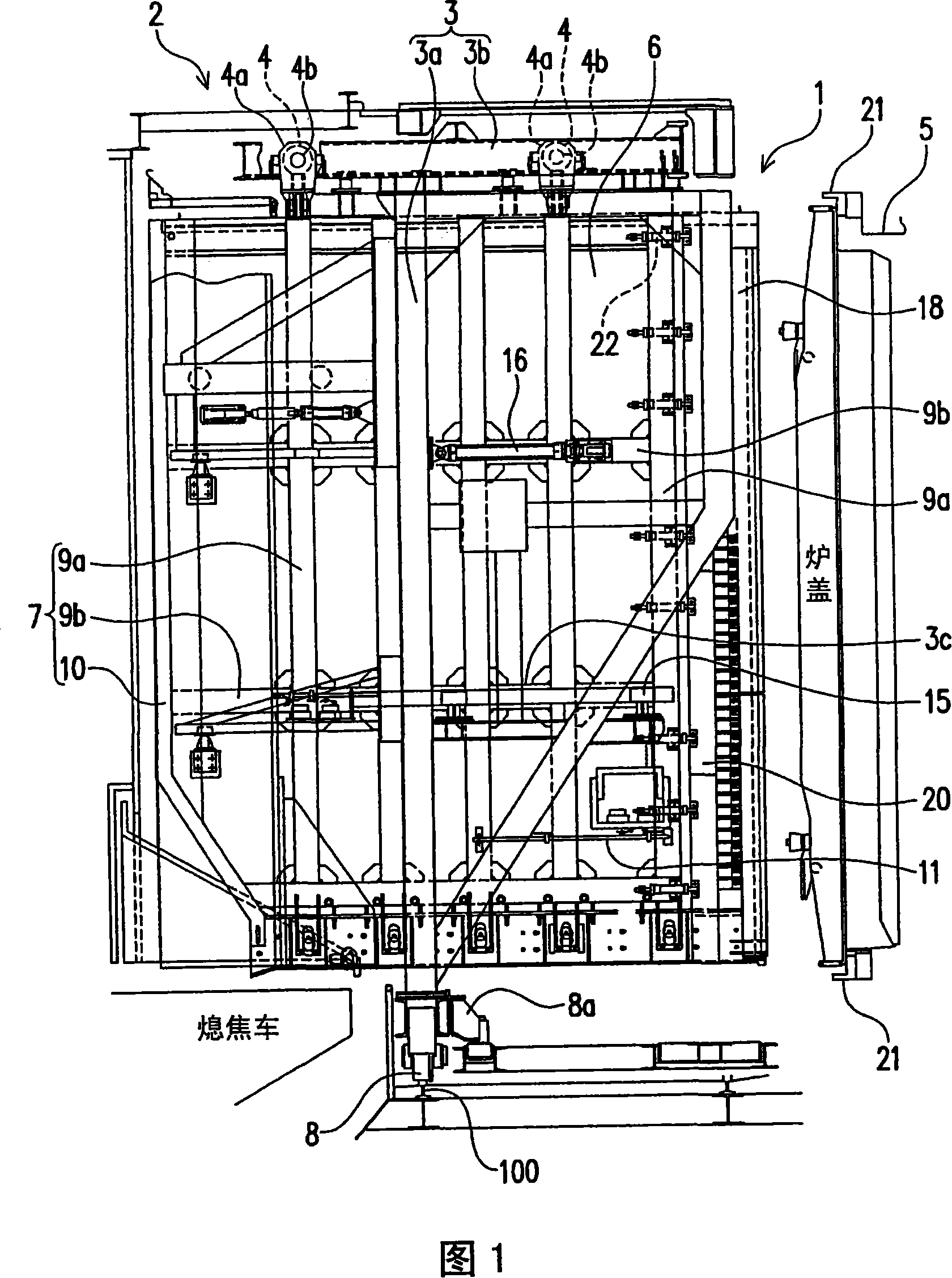 Cage for coke guide car