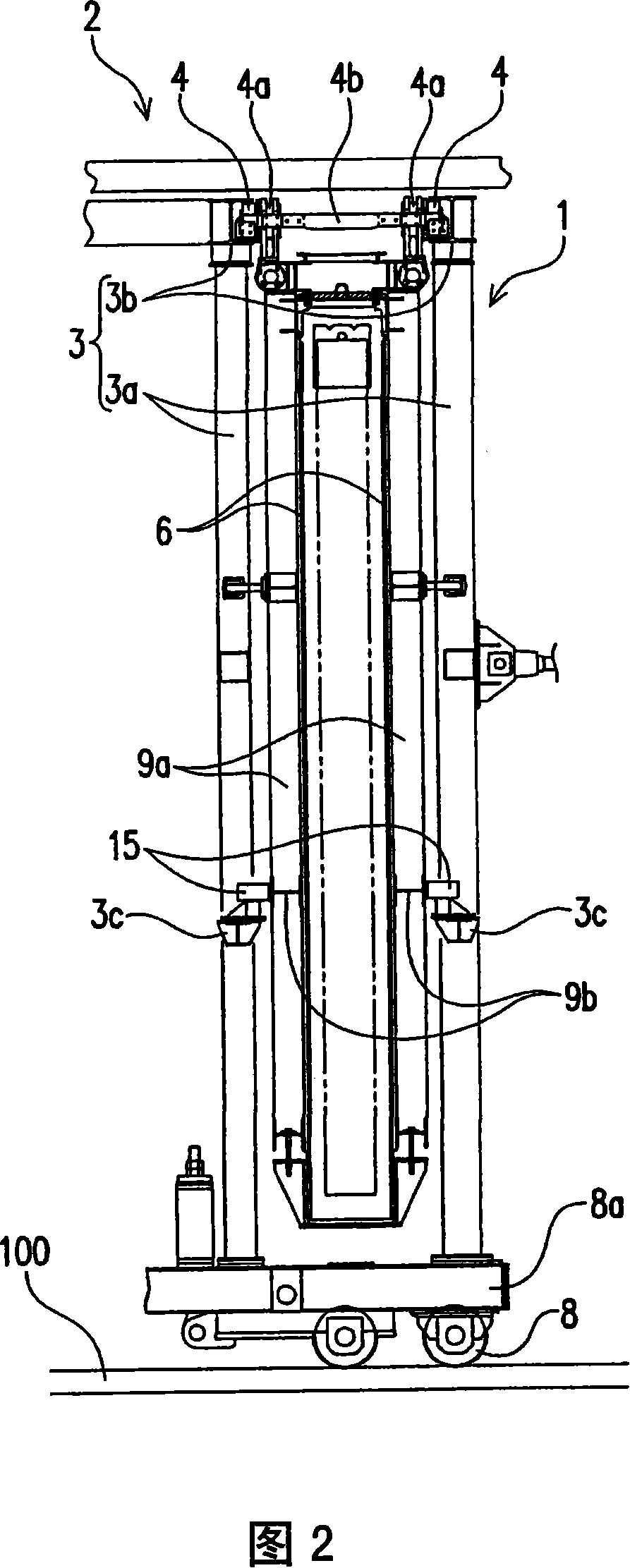 Cage for coke guide car