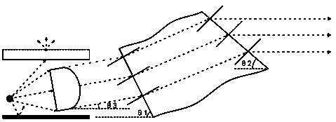 LED light-emitting structure and light-emitting spike with same