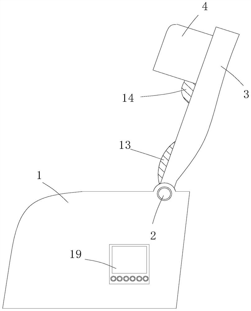 A massage device for neurology rehabilitation nursing