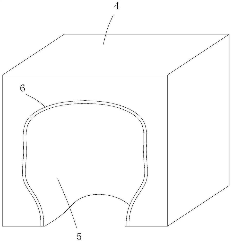 A massage device for neurology rehabilitation nursing