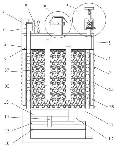 Fireproof and explosion-proof new energy automobile storage battery structure