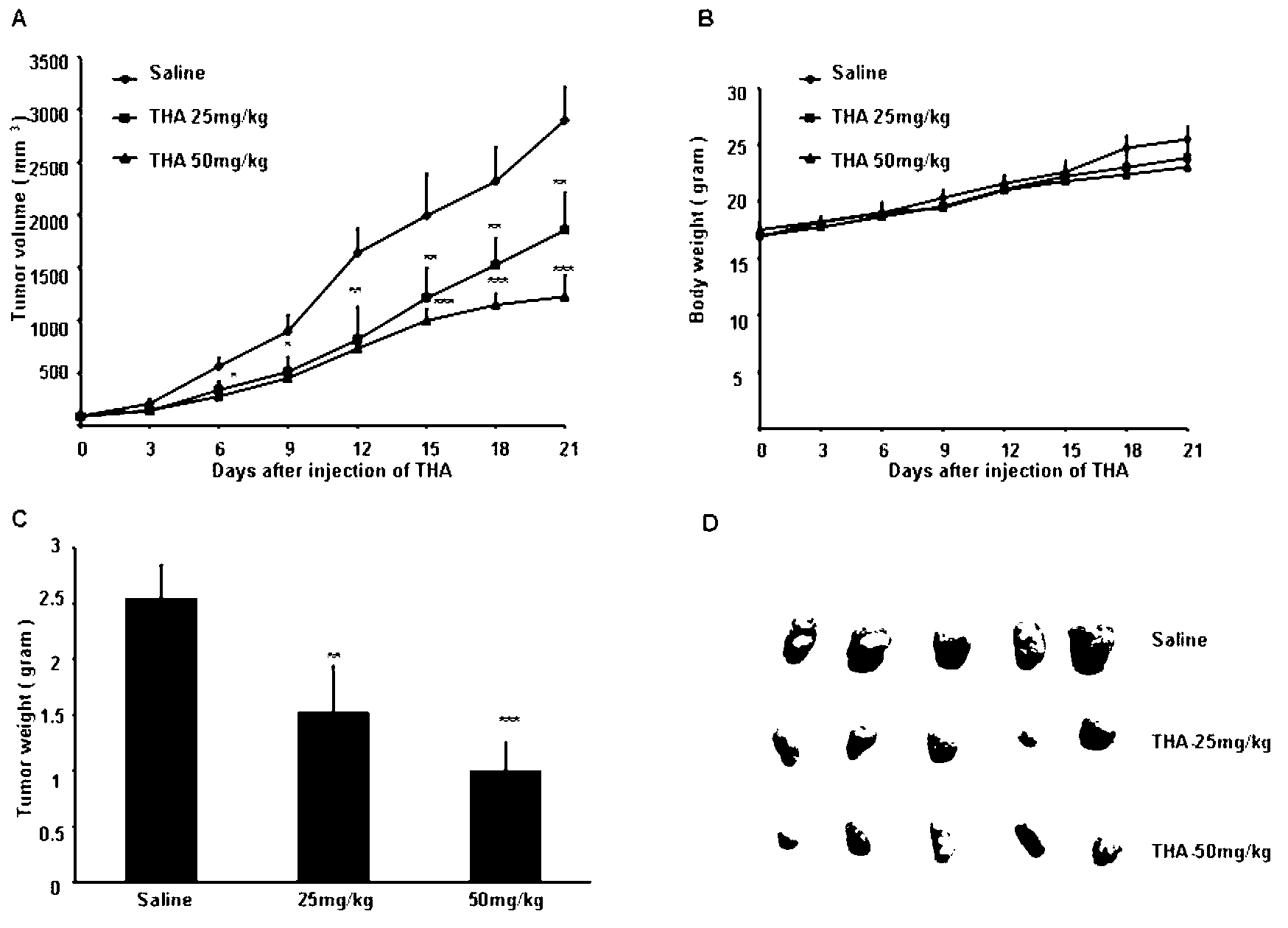 Antineoplastic pentacyclic triterpenoid and extraction method thereof