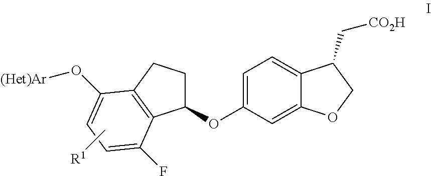 Indanyloxydihydrobenzofuranylacetic acids