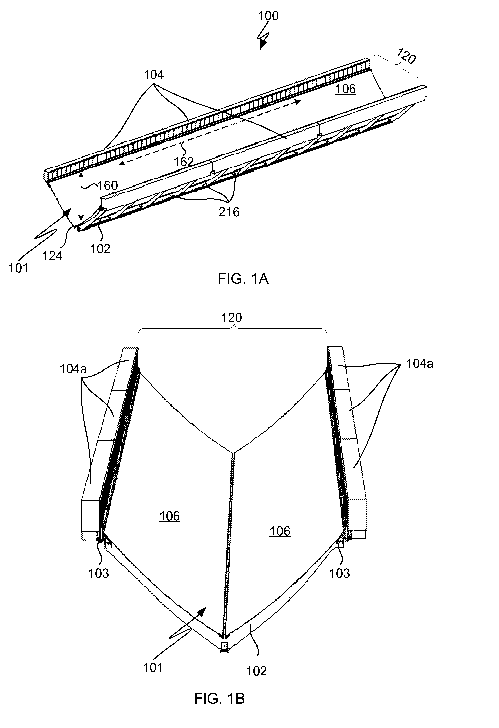 Solar collector with end modifications