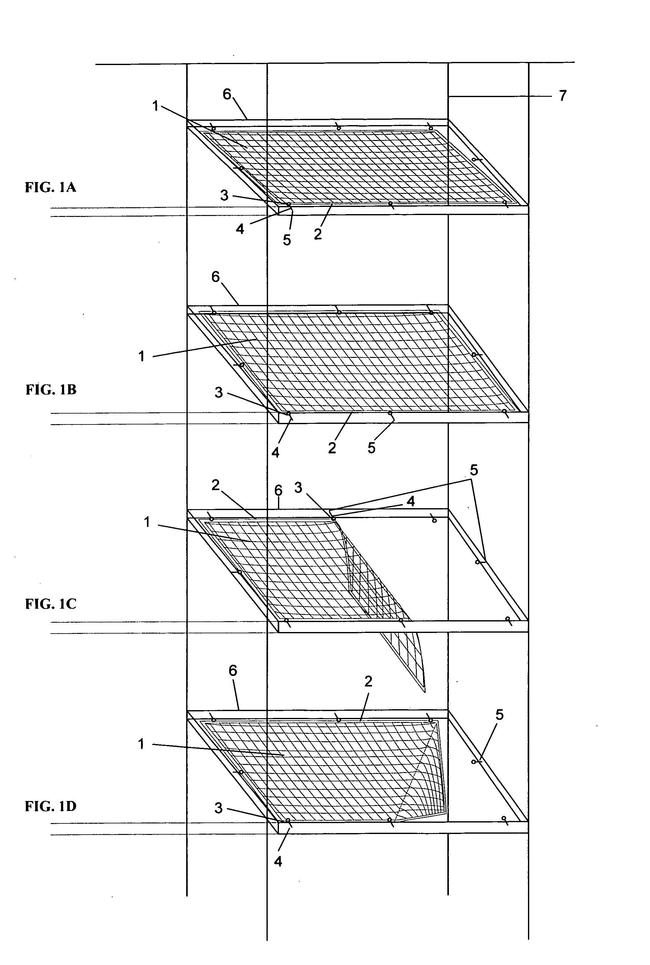 Elevator shaft safety net system