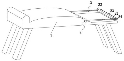 Orthopedic rehabilitation device for legs