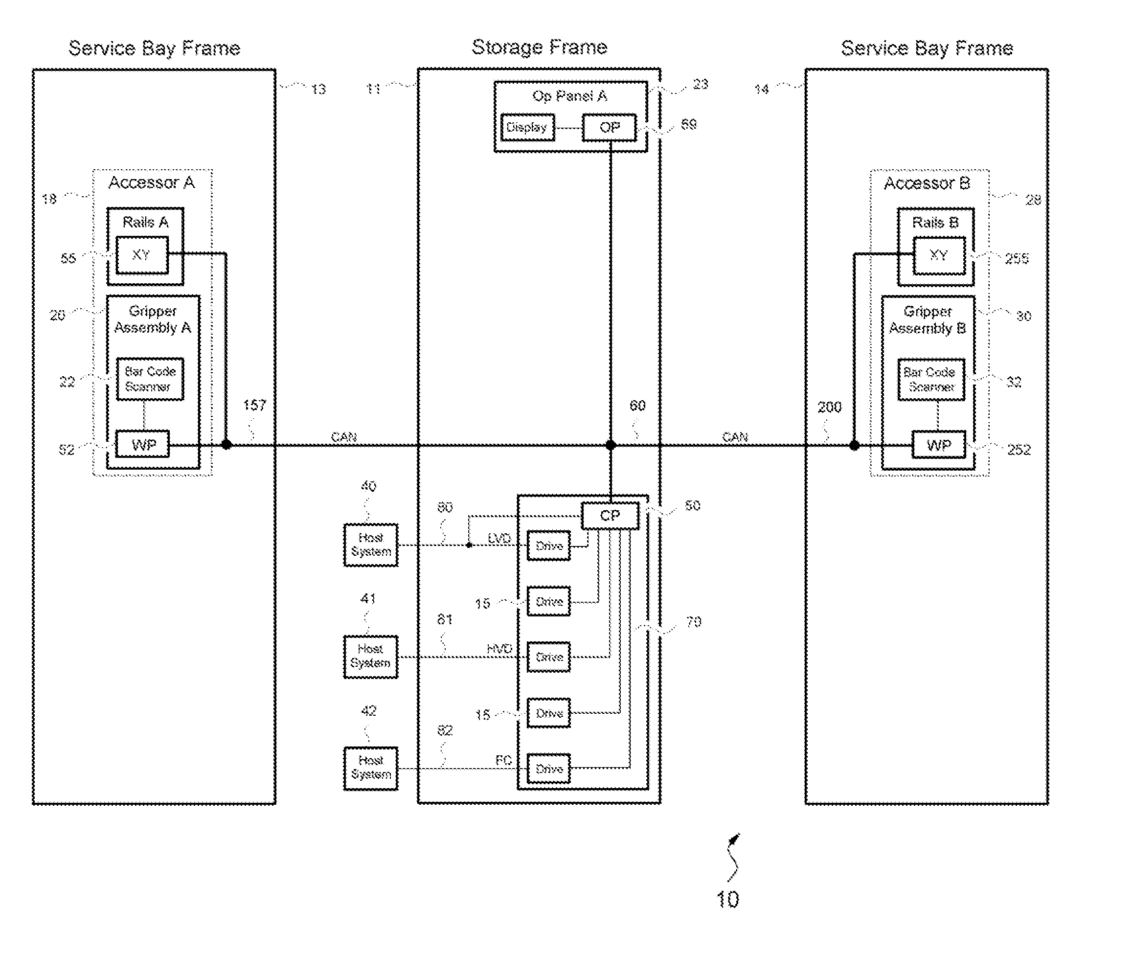 Selective encryption of data stored on removable media in an automated data storage library