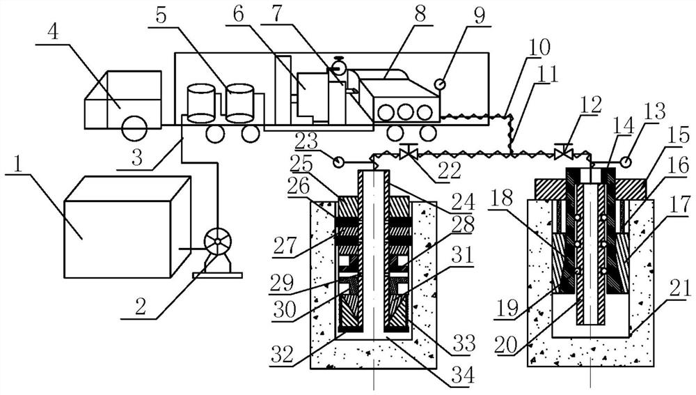 Rock mass hydraulic silent directional crushing device