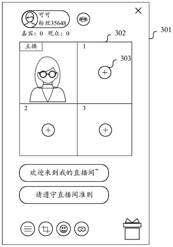 Multi-user live broadcast method and device, terminal, server and storage medium