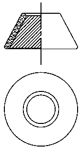 Conical valve type automatic downhole blowout preventer and using method thereof