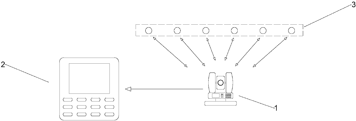 Bridge vibration deformation monitoring device and real-time detection method