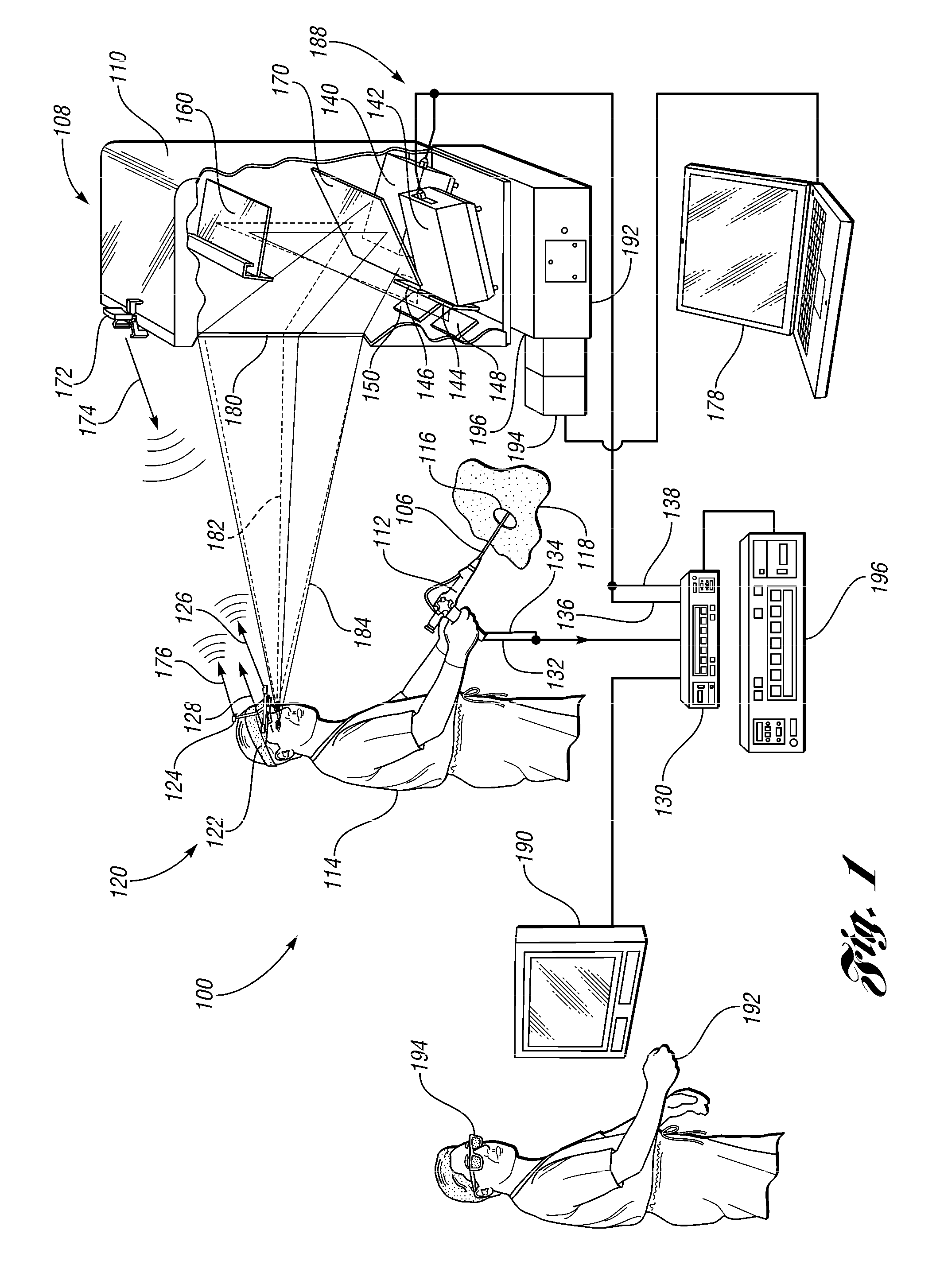 Endoscopic apparatus and method for producing via a holographic optical element an autostereoscopic 3-d image